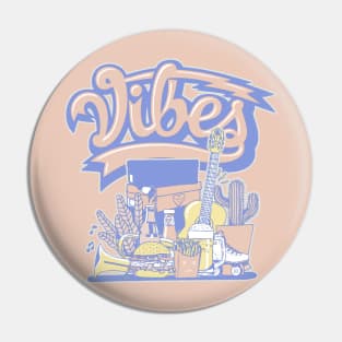 Vibes Pink Oxford Pin