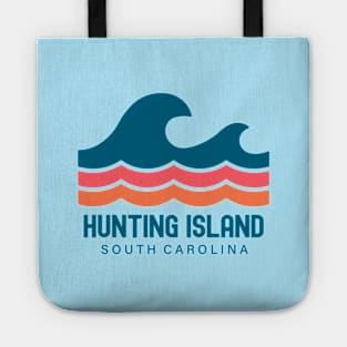 Hunting Island South Carolina Vintage Wave Tote