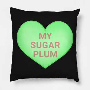 Cute Christmas Conversation Hearts Pillow