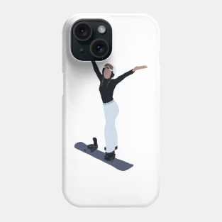 snowboard girl Phone Case