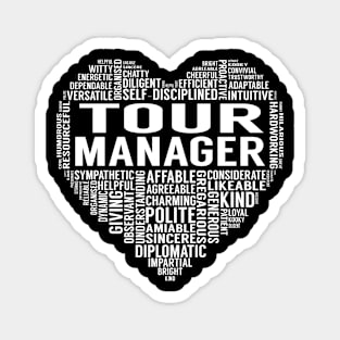 Tour Manager Heart Magnet