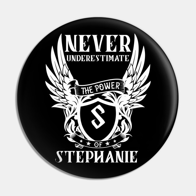 Never Underestimate The Power of STEPHNIE Hoodie Black