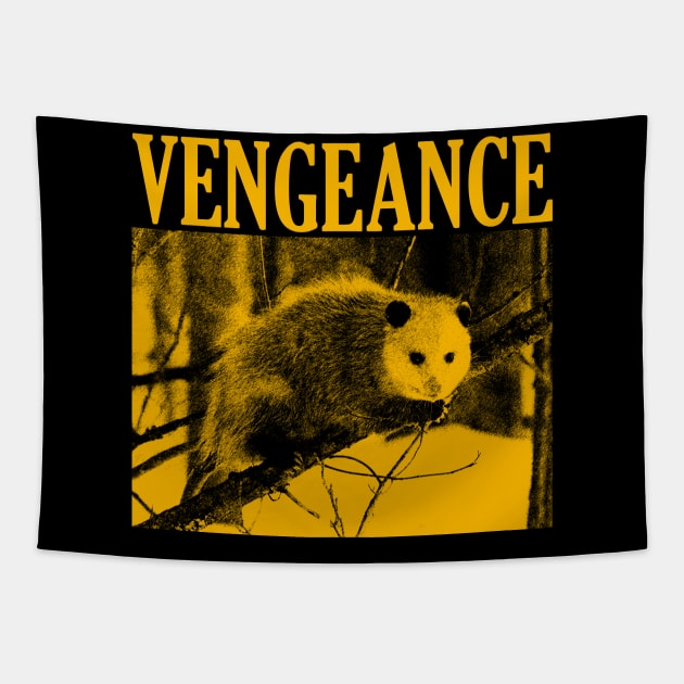 Vengeance Opossum Tapestry by giovanniiiii