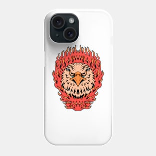 burning eagle tattoo Phone Case