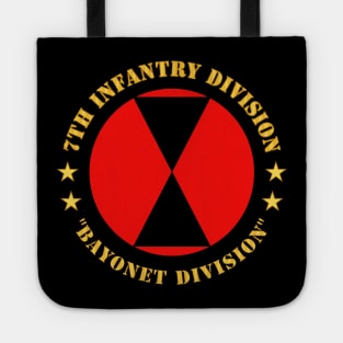 7th Infantry Division - Bayonet Division wo Bkgrd Tote