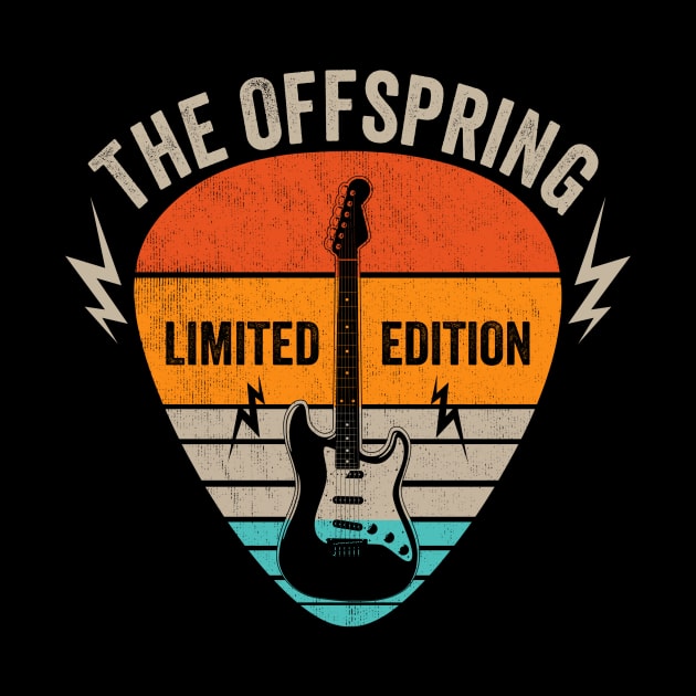 Vintage Offspring Name Guitar Pick Limited Edition Birthday by Monster Mask