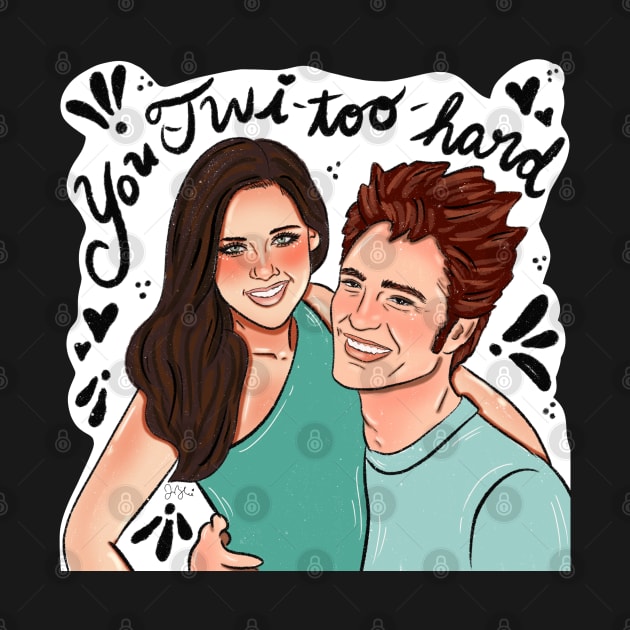 Twihard Fan T shirt Bella and Edward by My Depiction Addiction 