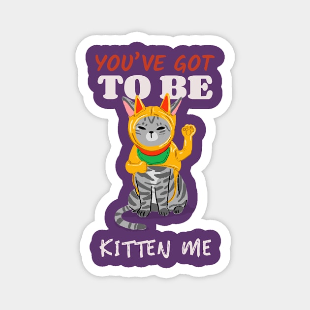 You've Got To Be Kitten Me Magnet by WizardingWorld