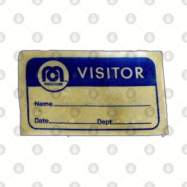 Mego Visitor Badge by drquest