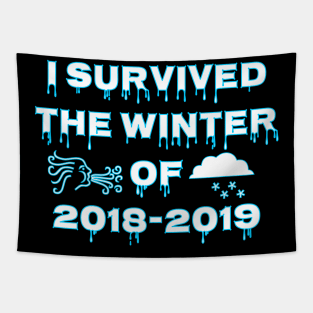 I Survived The Winter Of 2018-2019 Tapestry