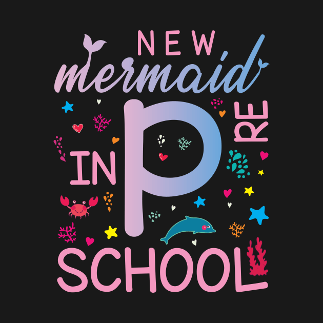 New Mermaid In Preschool Happy Student Senior Back To School by Cowan79