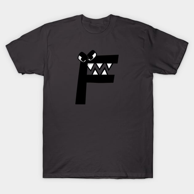 Latter F Funny Art Alphabet Lore Unisex T-Shirt - Teeruto
