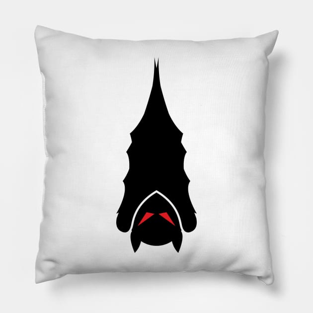 Sleeping Bat - 01 Pillow by SanTees