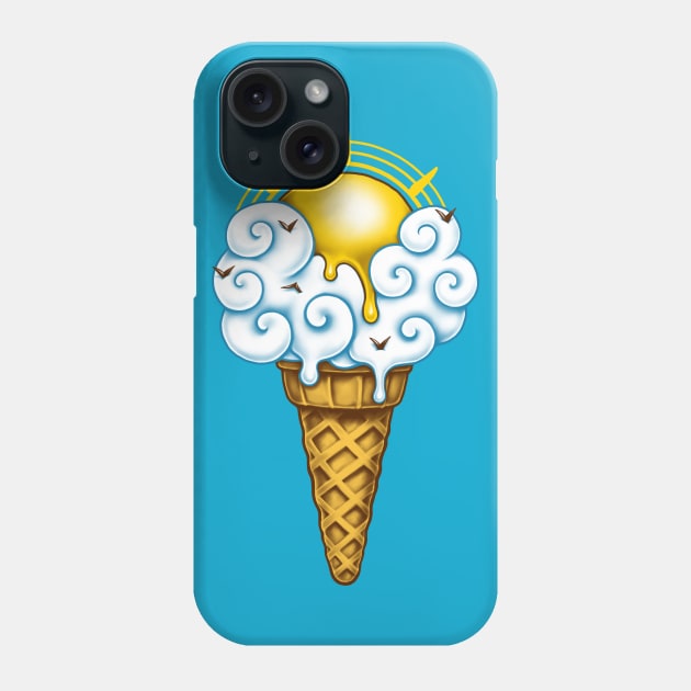 Sunny Ice Cream Phone Case by c0y0te7