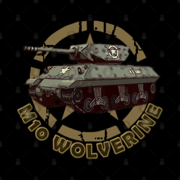 M10 Wolverine WW2 American Tank Destroyer by F&L Design Co.
