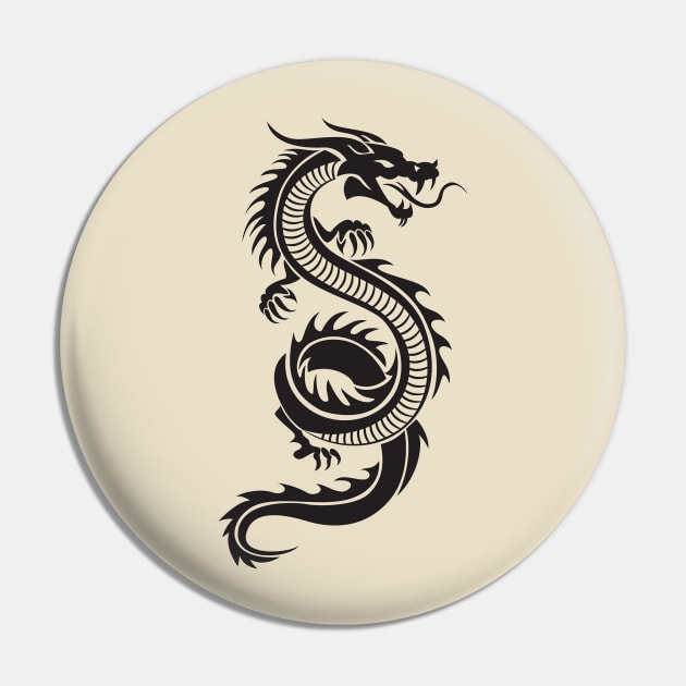 Dragon Tattoo Pin by NeilGlover