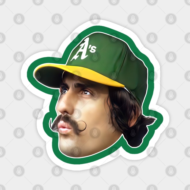 Rollie Fingers Magnet by DankFutura