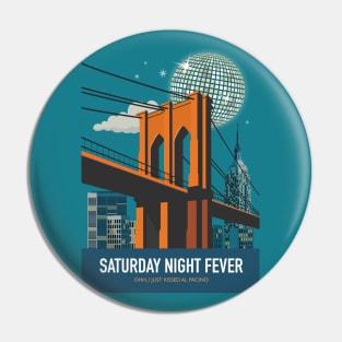 Saturday Night Fever - Alternative Movie Poster Pin