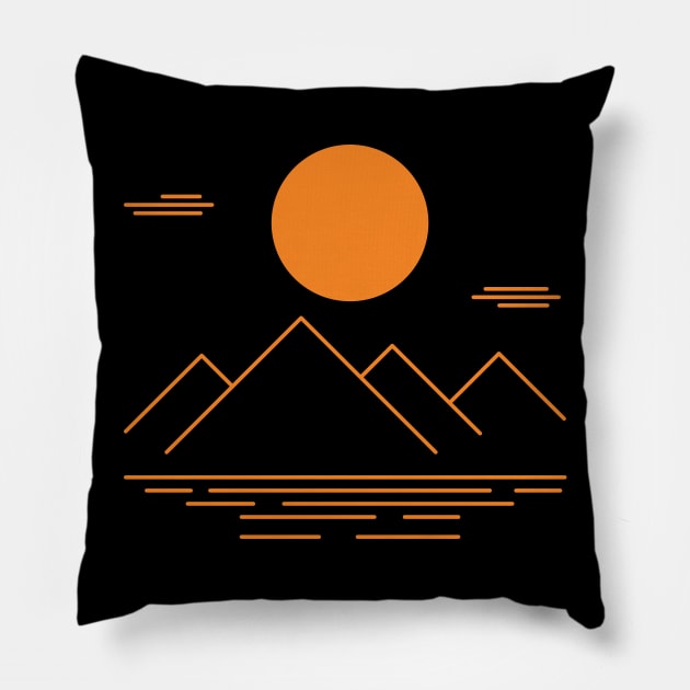 It's just a relaxing place Pillow by Sachpica