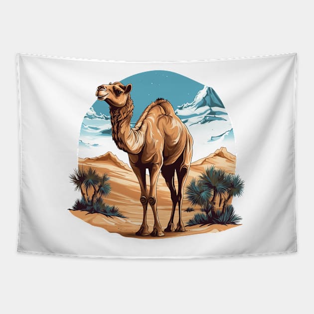 Desert Camel Tapestry by zooleisurelife