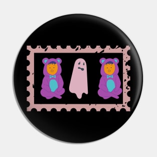 sad ghost Pin