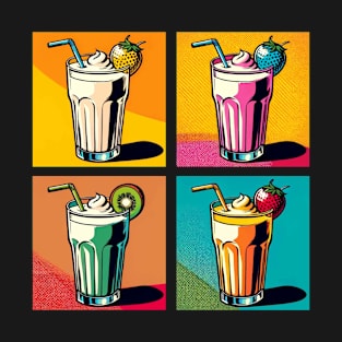 Pop Lassi Art - Retro Indian Food T-Shirt