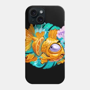 Orange fish Phone Case