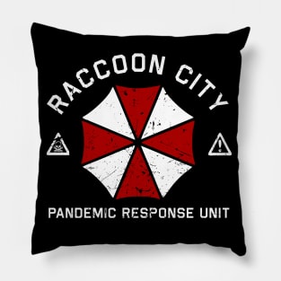 Raccoon City Pandemic Response Unit Pillow