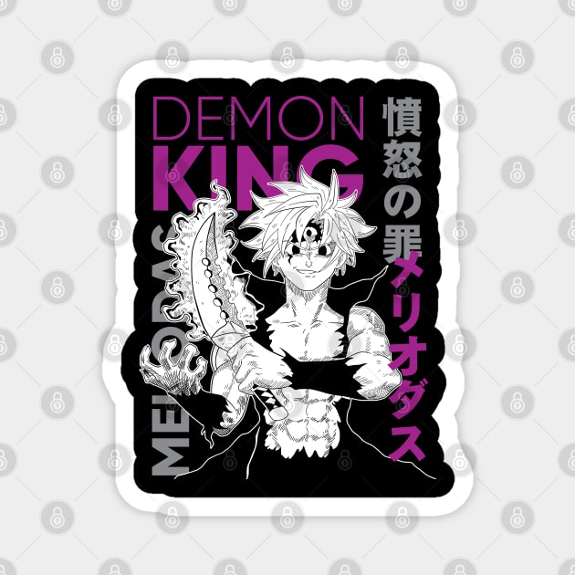 Seven Deadly Sins Meliodas Demon Power Magnet by Otaku Vibes