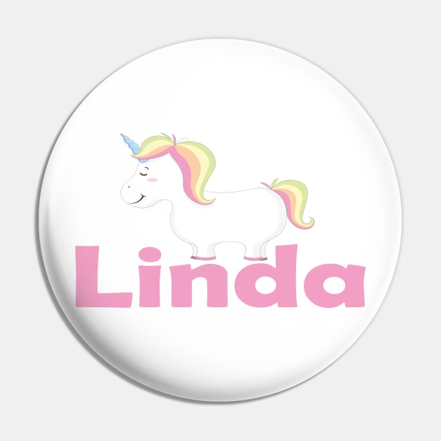 Linda Unicorn Pin by ProjectX23Red