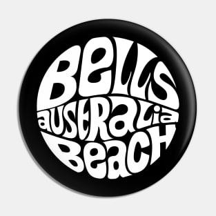 Bells Beach Australia - WHITE Pin