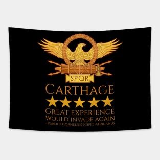 Scipio Africanus - Carthage - Ancient Roman History Meme Tapestry