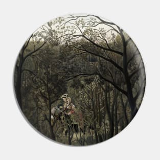 Rendezvous in the Forest by Henri Rousseau Pin