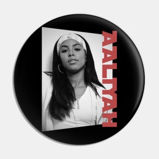 aaliyah classic portrait Pin