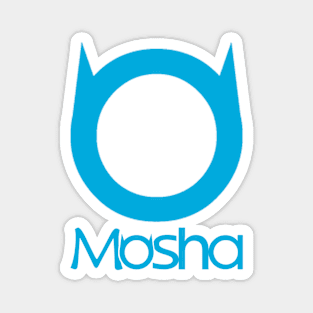 Mosha Logo Blue Magnet