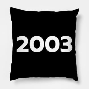 2003 legend t-shirt Pillow