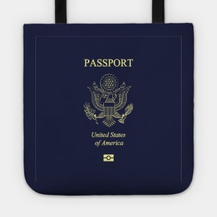 United States passport Tote