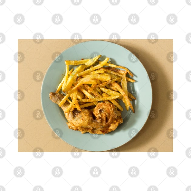 cli fried chicken plate by pcfyi