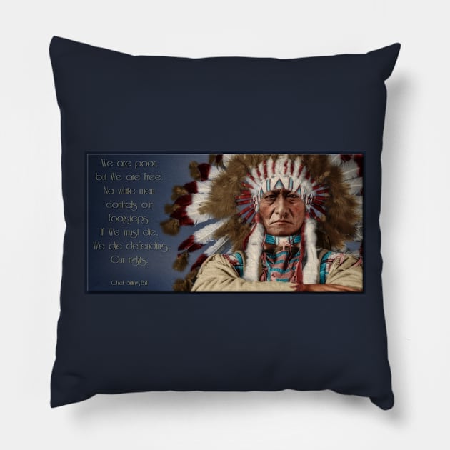 Chief Sitting Bull Pillow by rgerhard