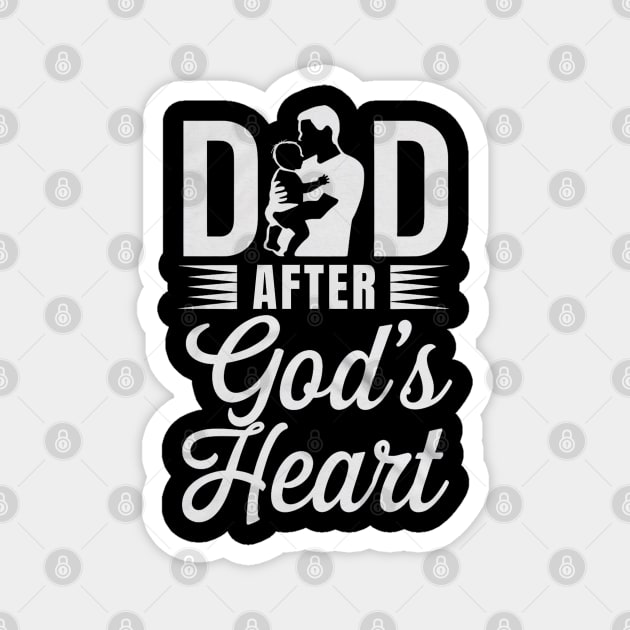 Dad After God's Heart: Faithful, Blessed, and Led by Grace Magnet by Rox