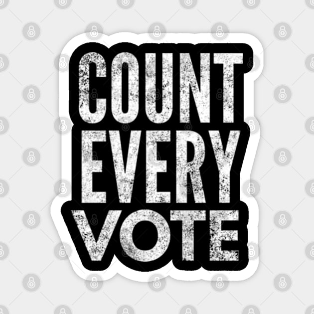 Count Every Vote Magnet by Worldengine