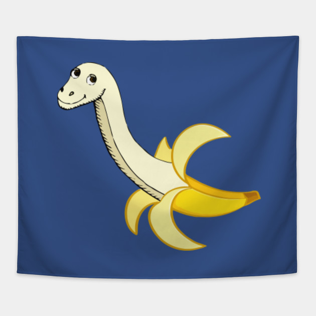 dinosaur with banana head