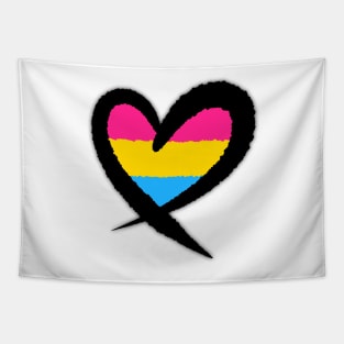 Pride Pansexual Little heart Tapestry