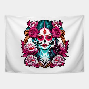 Santa muerte lady Tapestry