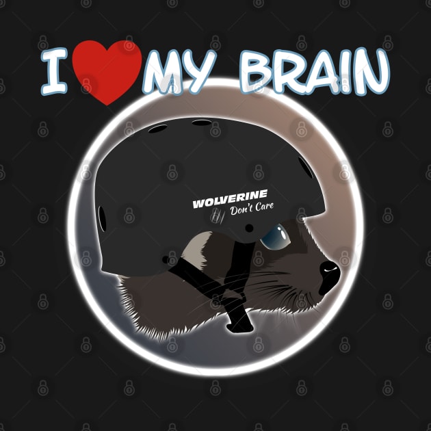 I love my Brain by NicGrayTees