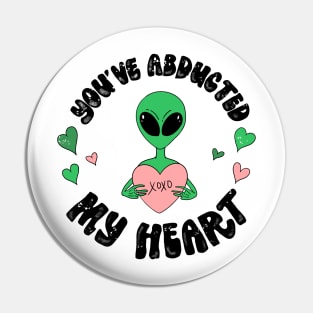 Abducted my heart Pin