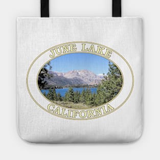 June Lake and Eastern Sierra Nevada Mountains in June Lake, California Tote