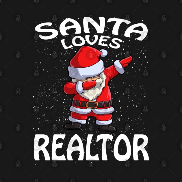 Santa Loves Realtor Christmas by intelus