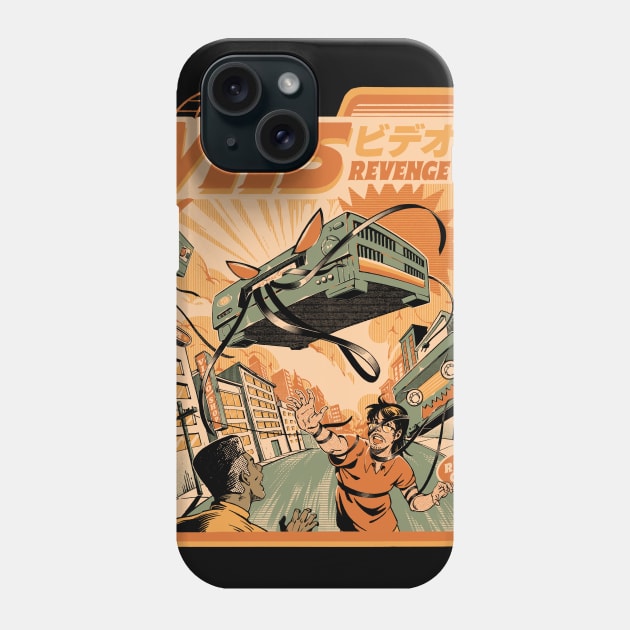 VHS Revenge Phone Case by Ilustrata