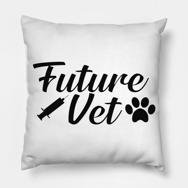 Future Vet - Future Veterinarian Pillow by KC Happy Shop